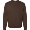 Custom Unisex Midweight Crewneck Sweatshirt Brown