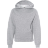 Custom Youth Midweight Hooded Sweatshirt Grey Heather