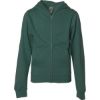 Custom Youth Midweight Full-Zip Hooded Sweatshirt Alpine Green