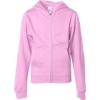 Custom Youth Midweight Full-Zip Hooded Sweatshirt Light Pink