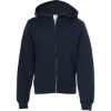 Custom Youth Midweight Full-Zip Hooded Sweatshirt Navy