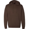 Custom Unisex Midweight Hooded Sweatshirt Brown