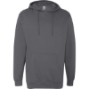 Custom Unisex Midweight Hooded Sweatshirt Charcoal