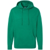 Custom Unisex Midweight Hooded Sweatshirt Kelly Green Heather