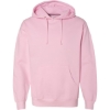 Custom Unisex Midweight Hooded Sweatshirt Light Pink