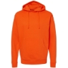 Custom Unisex Midweight Hooded Sweatshirt Orange