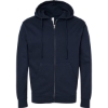 Custom Unisex Midweight Full-Zip Hooded Sweatshirt Classic Navy