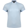 Custom Womens Tara Tipped Polo Sky