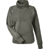 Custom Womens Ellis Snap Neck Pullover Olive