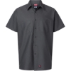 Custom Mens Mimix™ Short Sleeve Work Shirt Charcoal