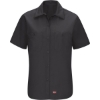 Custom Womens Mimix Work Shirt Black