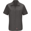 Custom Womens Mimix Work Shirt Charcoal