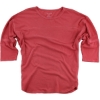 Custom Womens Garment-Dyed Vintage Jersey Crimson