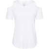 Custom Womens Cold Shoulder T-Shirt White