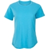 Custom Womens Cut-It-Out T-Shirt Pacific Blue