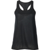 Custom Womens Tiger Slub Racerback Tank Top Black
