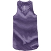 Custom Womens Margo Tank Purple Stripe