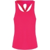 Custom Womens Knot Back Venus Tank Hot Pink