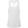 Custom Womens Knot Back Venus Tank White