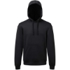 Custom Unisex Spun Dyed Hooded Sweatshirt Black