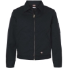 Custom Unisex Tall Insulated Industrial Eisenhower Jacket - Tall Sizes Black
