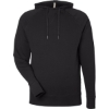 Custom Mens Varsity Hooded Sweatshirt Black