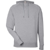 Custom Mens Varsity Hooded Sweatshirt Heather Grey