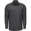 Custom Mens Cooling Long Sleeve Work Shirt Carbon
