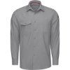 Custom Mens Tall Cooling Long Sleeve Work Shirt Gravel
