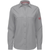 Custom Womens Cooling Long Sleeve Work Shirt Gravel