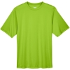 Custom Mens Zone Performance T-Shirt Acid Green