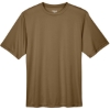 Custom Mens Zone Performance T-Shirt Coyote Brown
