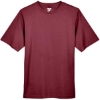 Custom Mens Sonic Heather Performance T-Shirt Sport Maroon Heather