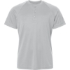 Custom Youth Zone Performance Henley Sport Silver