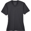 Custom Womens Sonic Heather Performance T-Shirt Black Heather