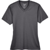 Custom Womens Sonic Heather Performance T-Shirt Dark Grey Heather