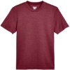 Custom Youth Sonic Heather Performance T-Shirt Sport Maroon Heather