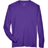 Custom Mens Zone Performance Long Sleeve T-Shirt Sport Purple