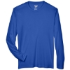 Custom Mens Zone Performance Long Sleeve T-Shirt Sport Royal