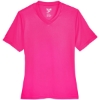 Custom Womens Zone Performance T-Shirt Bright Magenta