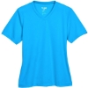 Custom Womens Zone Performance T-Shirt Electric Blue