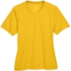 Custom Womens Zone Performance T-Shirt Sport Athletic Gold