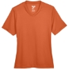Custom Womens Zone Performance T-Shirt Sport Burnt Orange