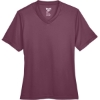 Custom Womens Zone Performance T-Shirt Sport Dark Maroon