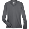 Custom Womens Zone Performance Long Sleeve T-Shirt Sport Graphite