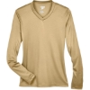 Custom Womens Zone Performance Long Sleeve T-Shirt Sport Vegas Gold