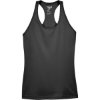 Custom Womens Zone Performance Racerback Tank Black