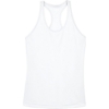 Custom Womens Zone Performance Racerback Tank White