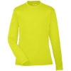 Custom Youth Zone Performance Long Sleeve T-Shirt Safety Yellow