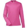 Custom Youth Zone Performance Long Sleeve T-Shirt Sport Charity Pink